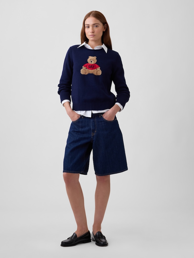 Rollneck Intarsia Sweater