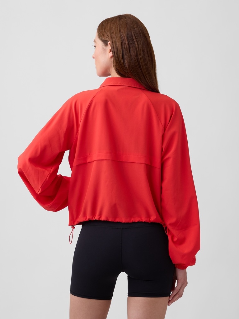 GapFit Oversized Runaround Track Jacket