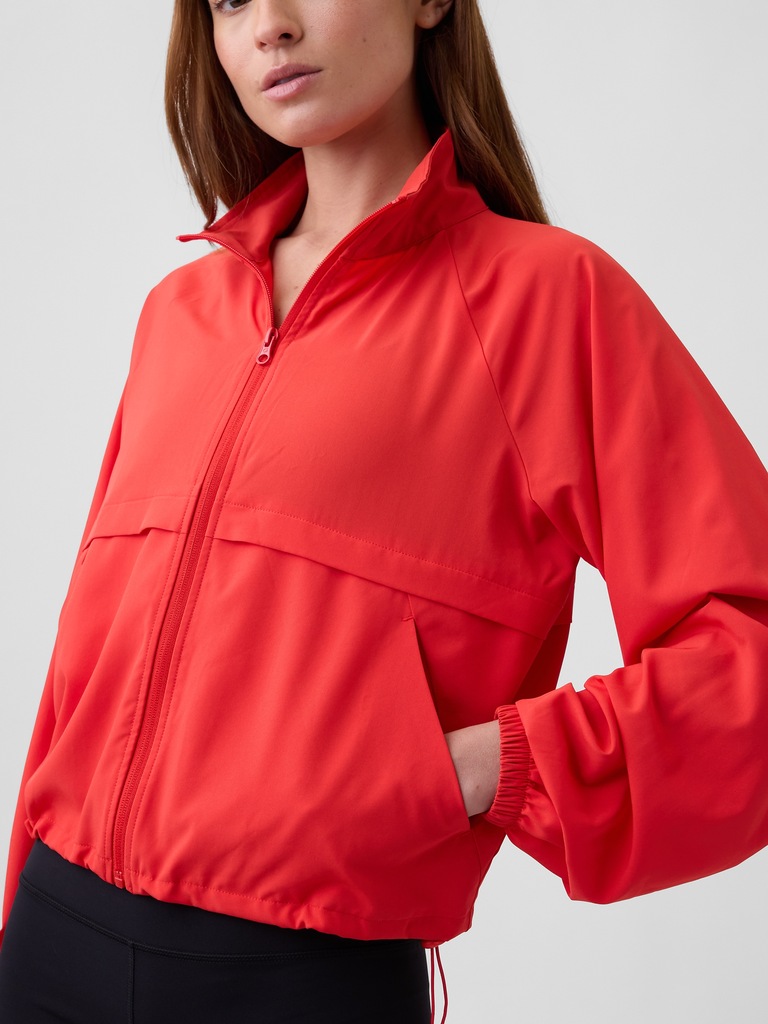 GapFit Oversized Runaround Track Jacket