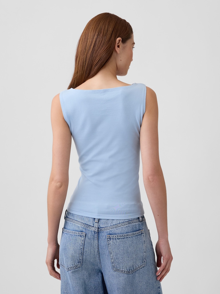 Boatneck Tank Top