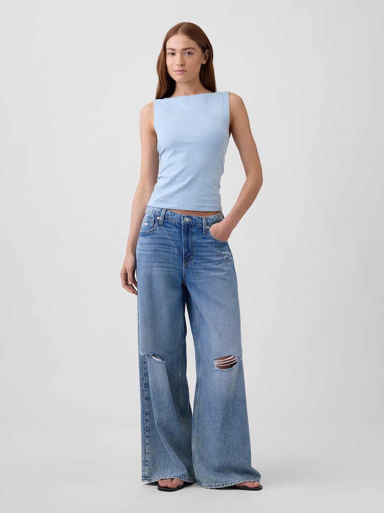 Boatneck Tank Top