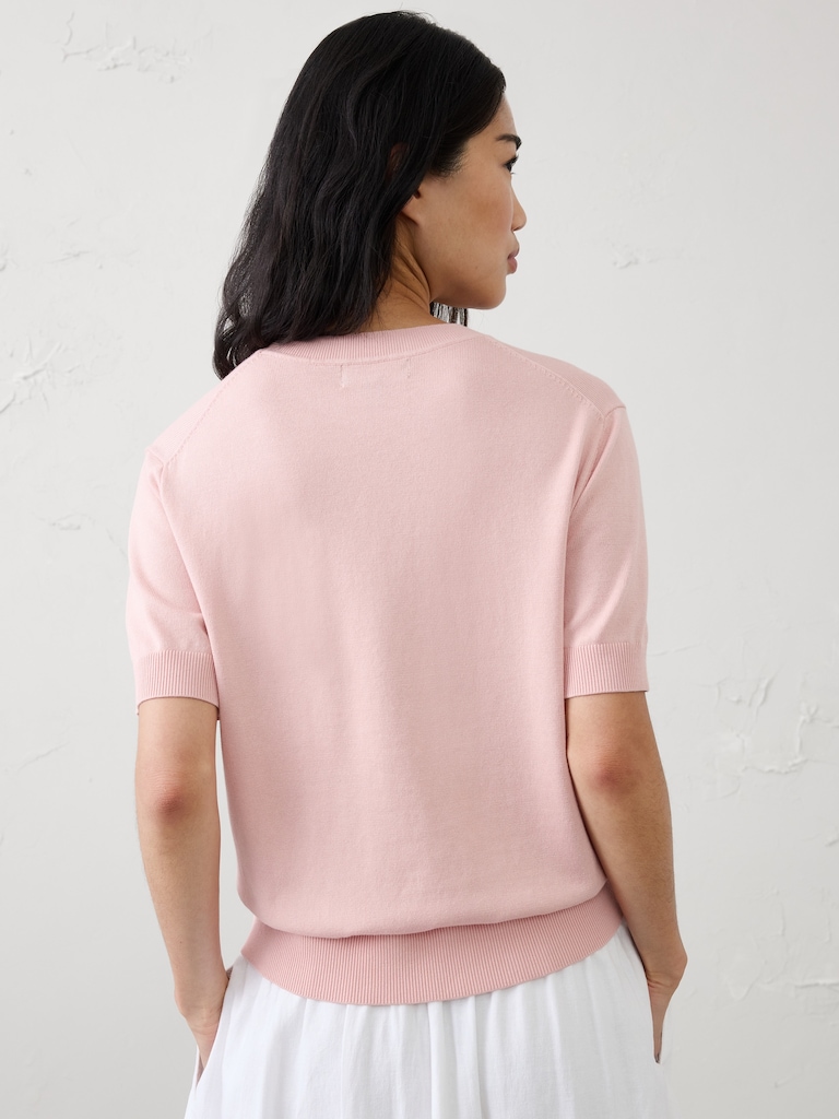 Forever Short-Sleeve Sweater