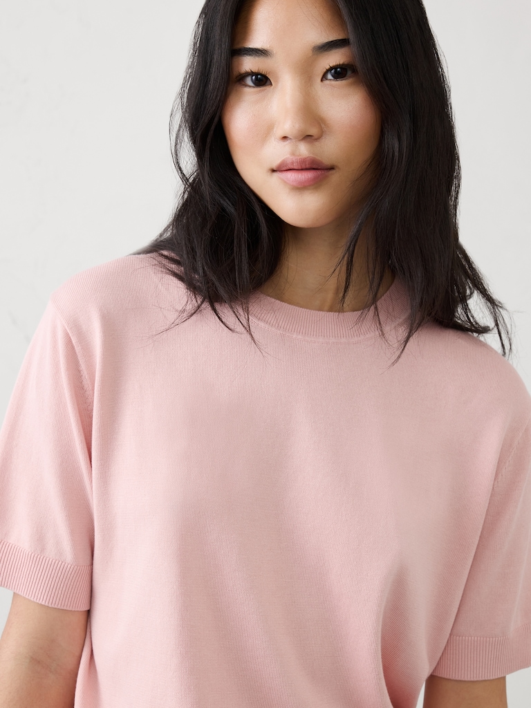 Forever Short-Sleeve Sweater