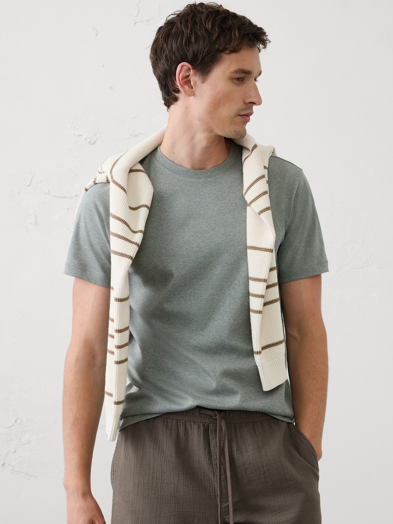 Luxe Touch Crew-Neck T-Shirt