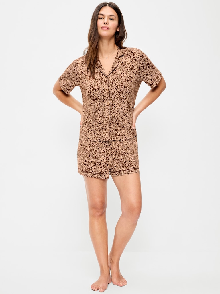 Sunday Sleep Knit Jersey Short Set