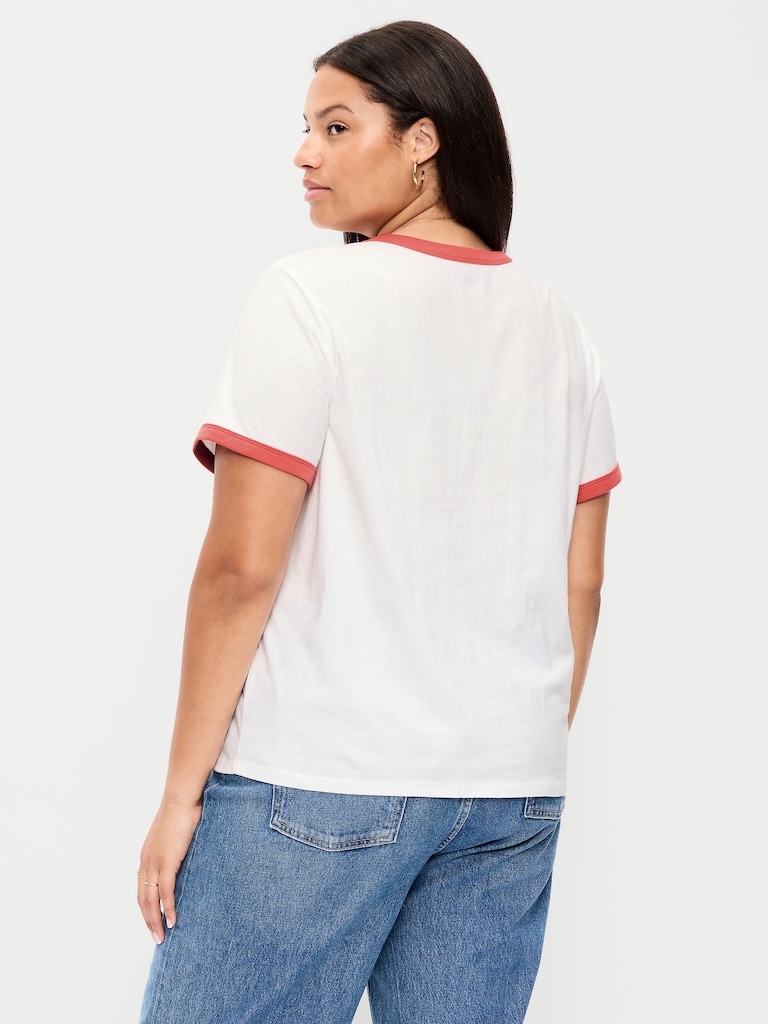Graphic Ringer T-Shirt