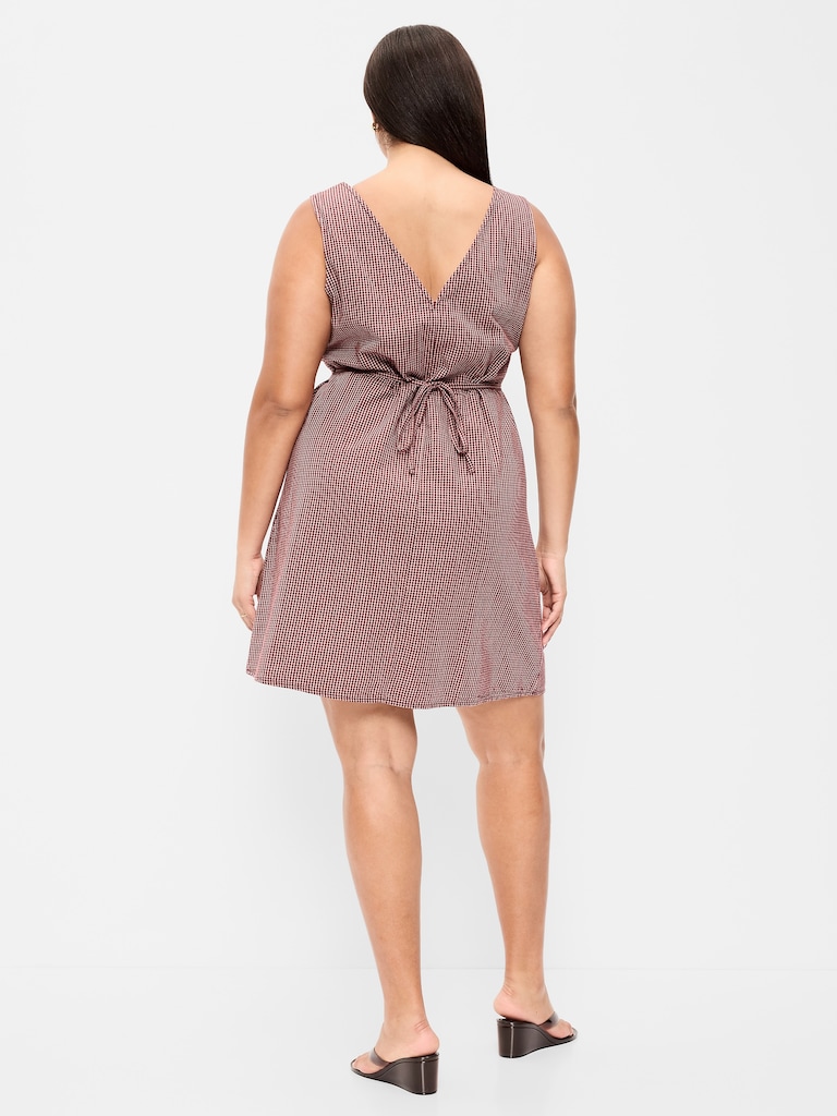 Sleeveless A-Line Mini Dress