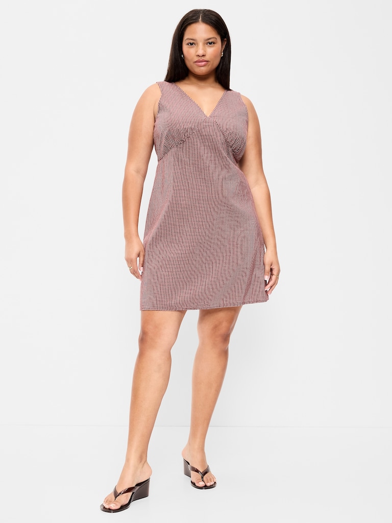 Sleeveless A-Line Mini Dress