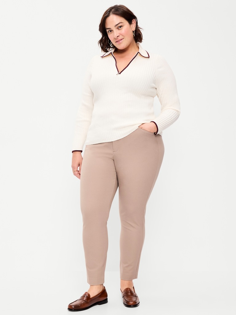 High-Waisted Pixie Skinny Ankle Pants