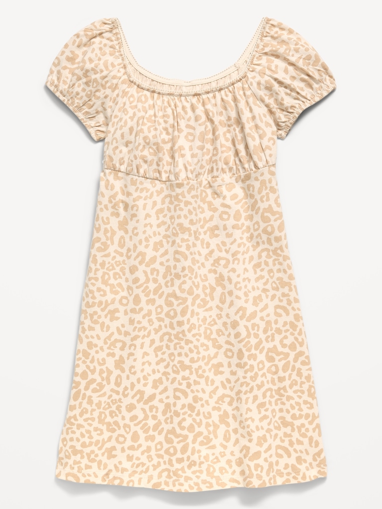 Printed Fit and Flare Dress for Girls
