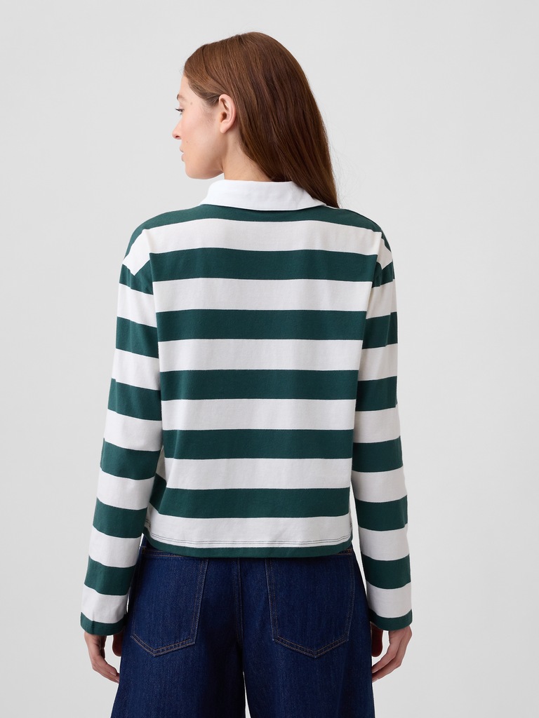 Relaxed Rugby Polo Shirt