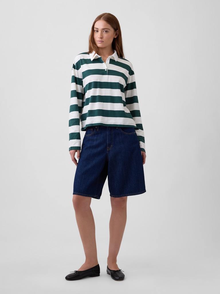 Relaxed Rugby Polo Shirt