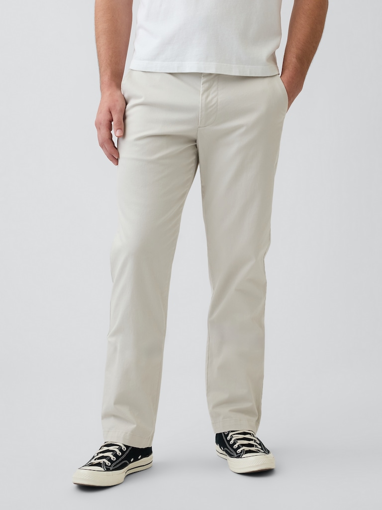 Modern Straight Khakis