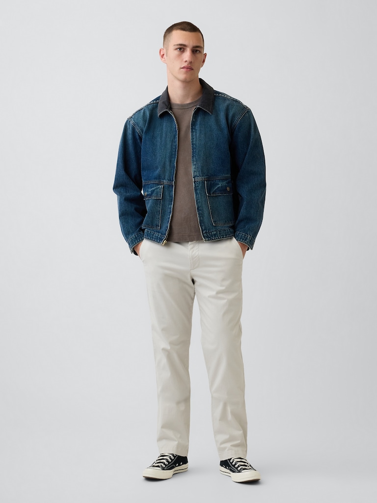 Modern Straight Khakis