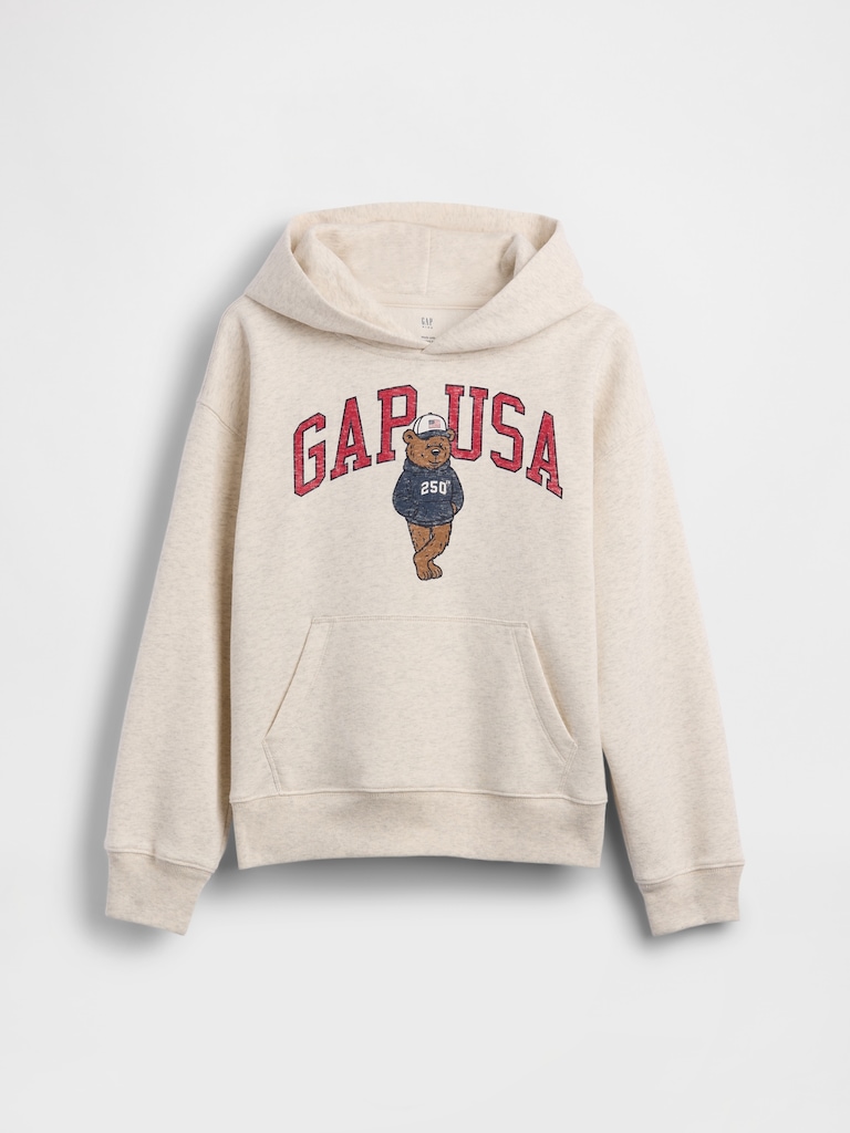 Kids VintageSoft Relaxed Brannan Bear Logo Hoodie