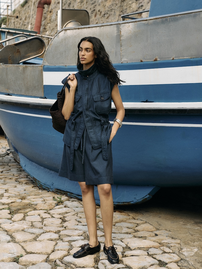 TENCEL™-Cotton-Linen Utility Vest