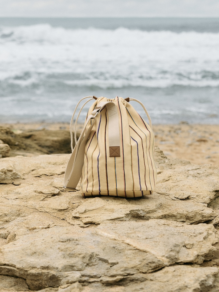 Cotton Canvas Crossbody Bag