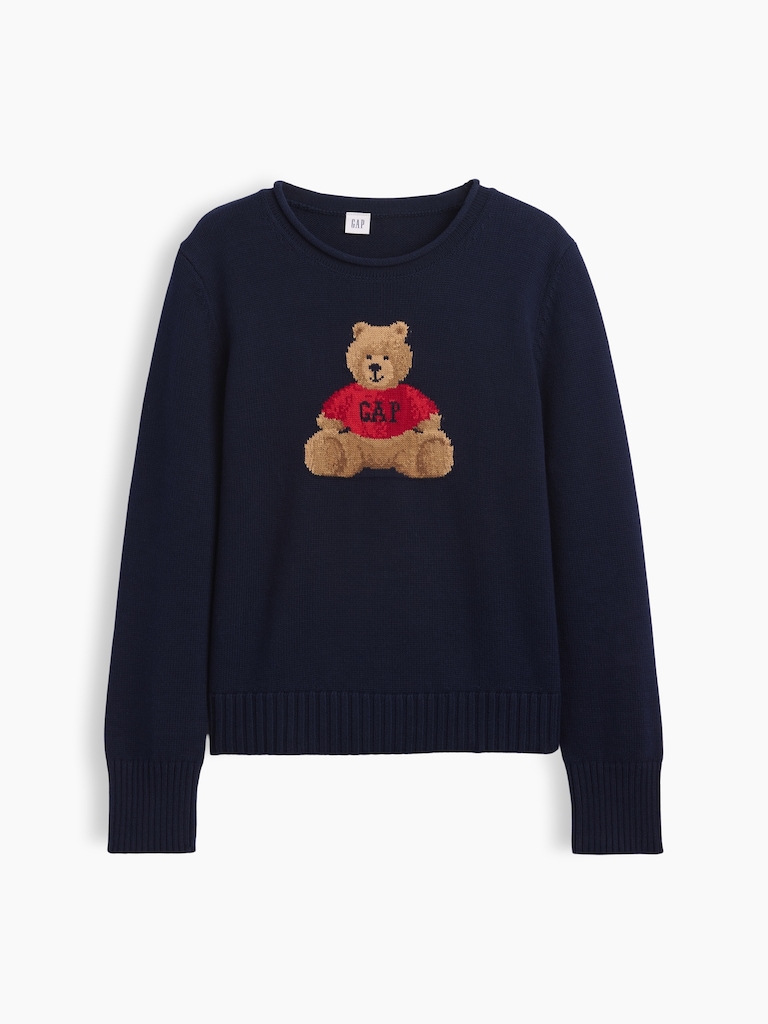 Rollneck Intarsia Sweater