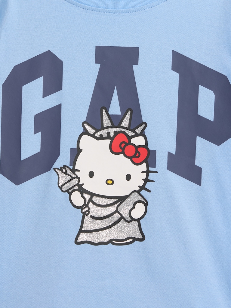 GapKids Hello Kitty Oversized Logo T-Shirt