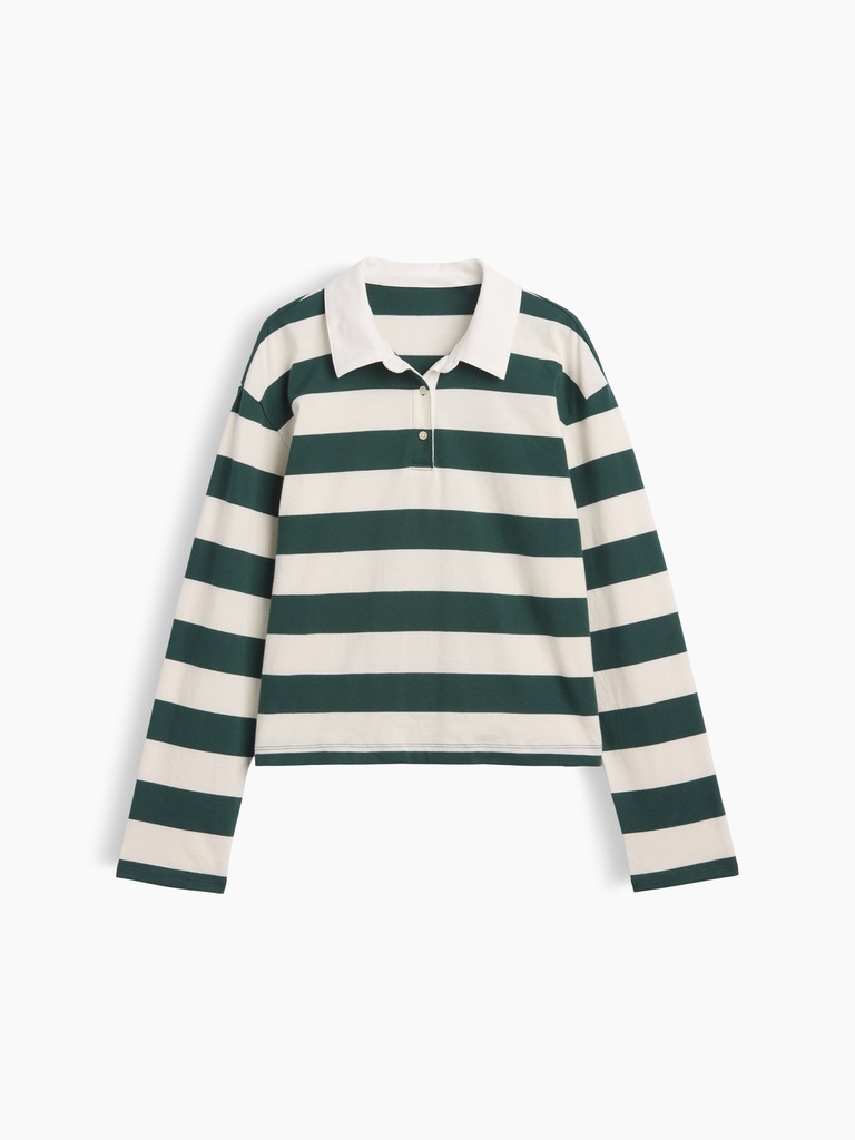 Relaxed Rugby Polo Shirt