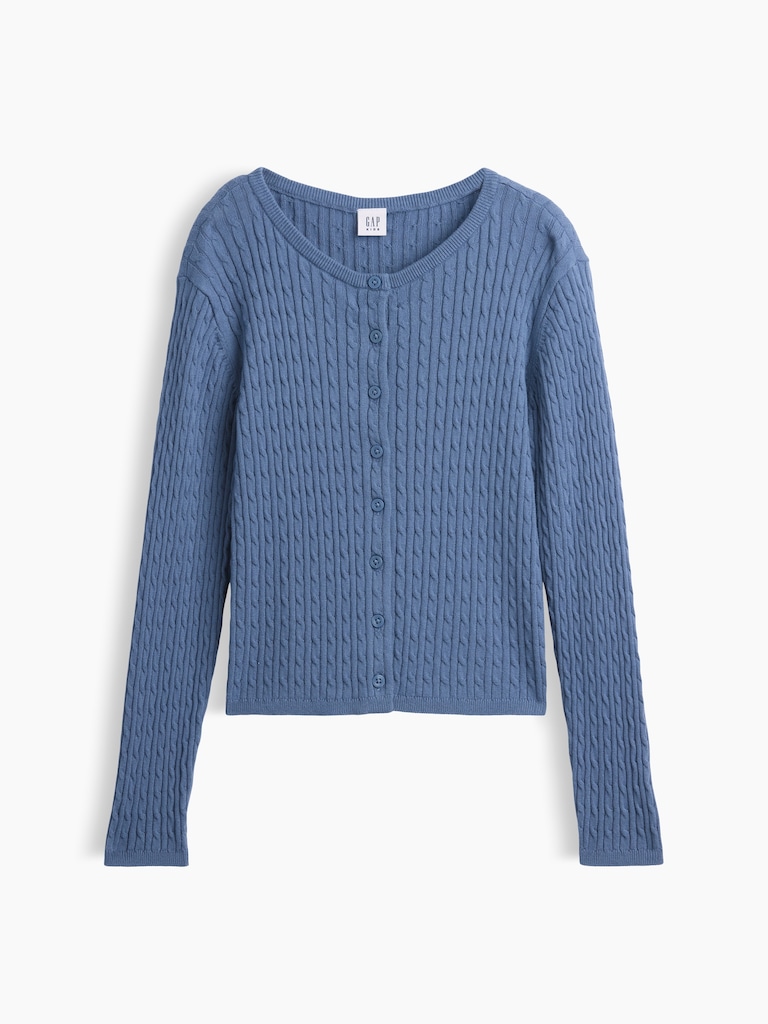 Kids Cable-Knit Cardigan