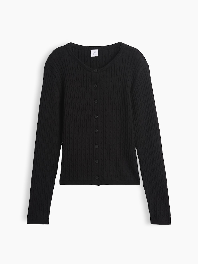 Kids Cable-Knit Cardigan