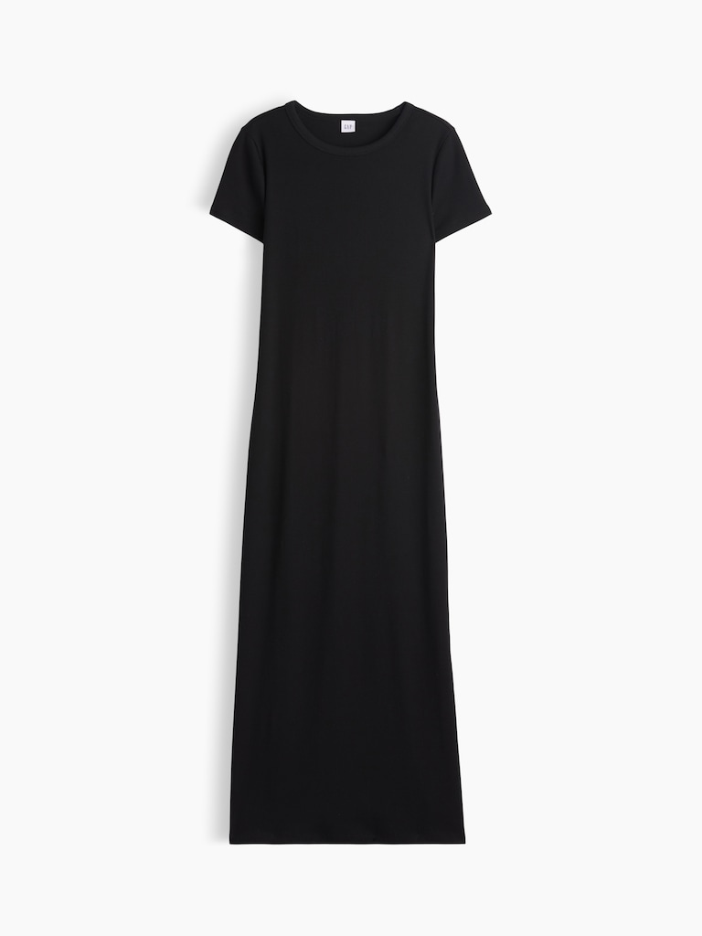 Modern Ribbed Maxi Dress