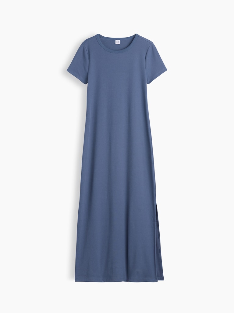 Modern Ribbed Maxi Dress