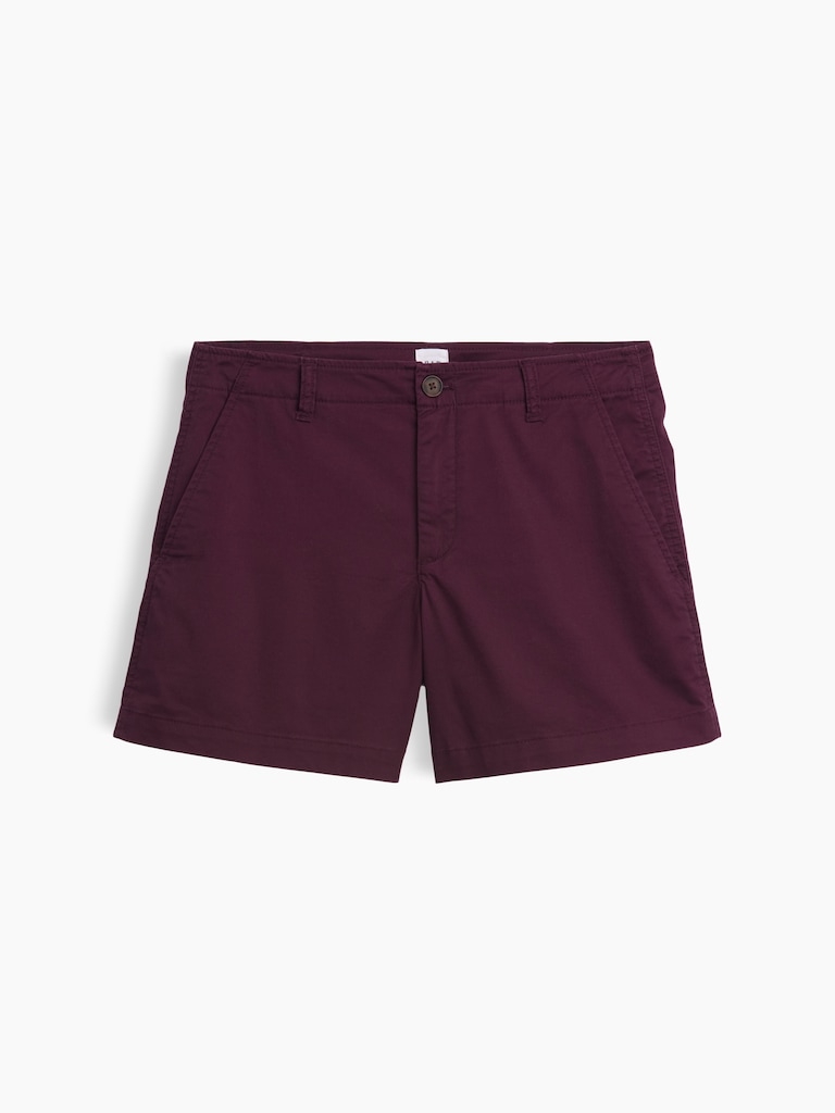 5" Mid Rise Downtown Khaki Shorts