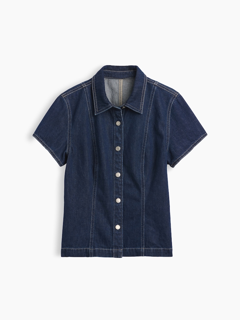 Fitted Denim Shirt