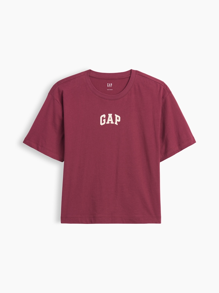 Relaxed Gap Mini Logo T-Shirt