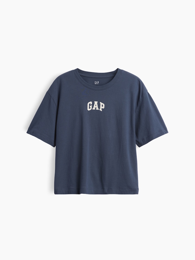 Relaxed Gap Mini Logo T-Shirt