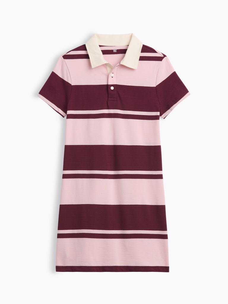 Kids Stripe Rugby Polo Dress