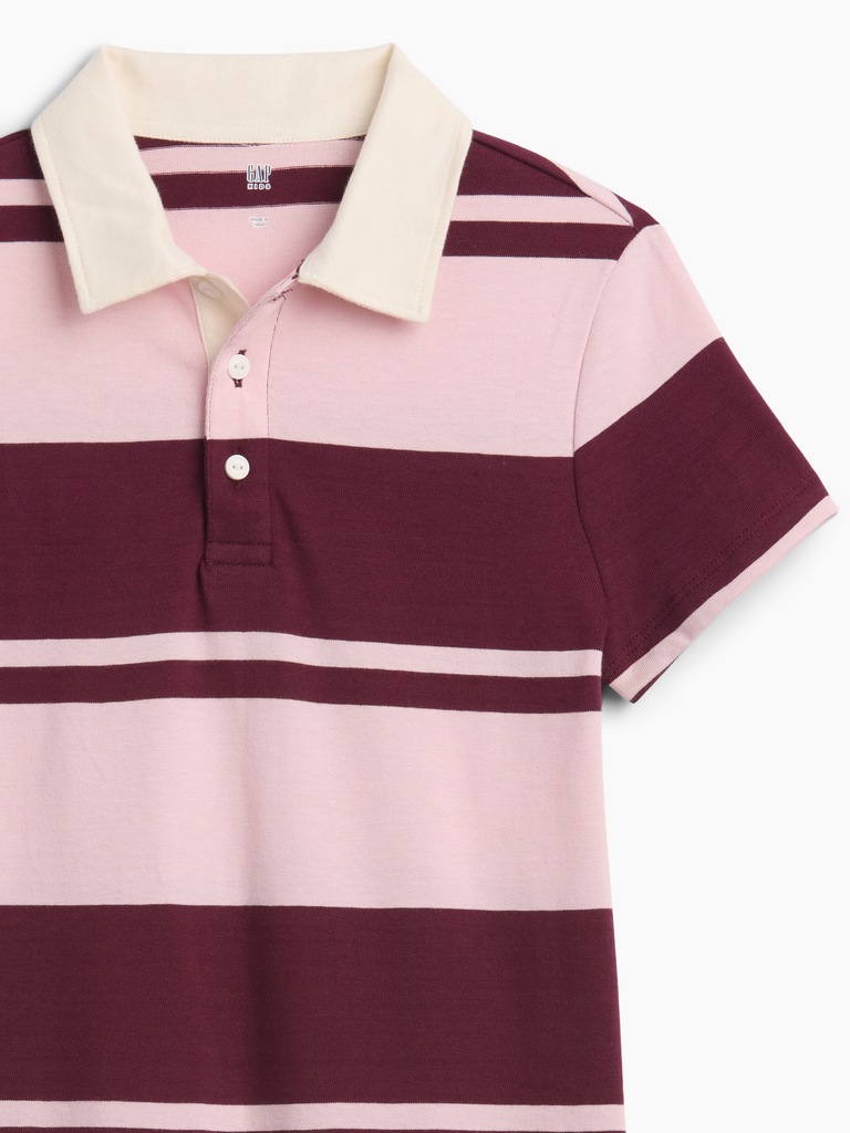 Kids Stripe Rugby Polo Dress