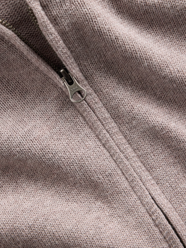 100% Cotton Relaxed Zip Sweater Hoodie