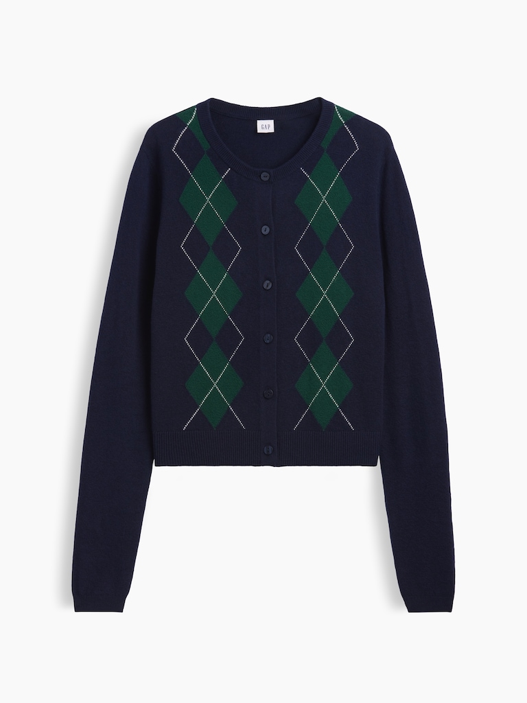 CashSoft Crewneck Cardigan