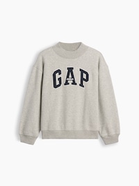 Kids VintageSoft Oversized Mockneck Logo Sweatshirt