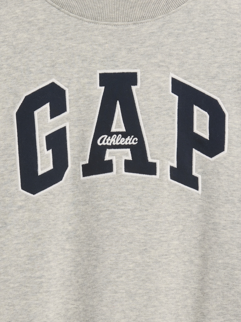 Kids VintageSoft Oversized Mockneck Logo Sweatshirt