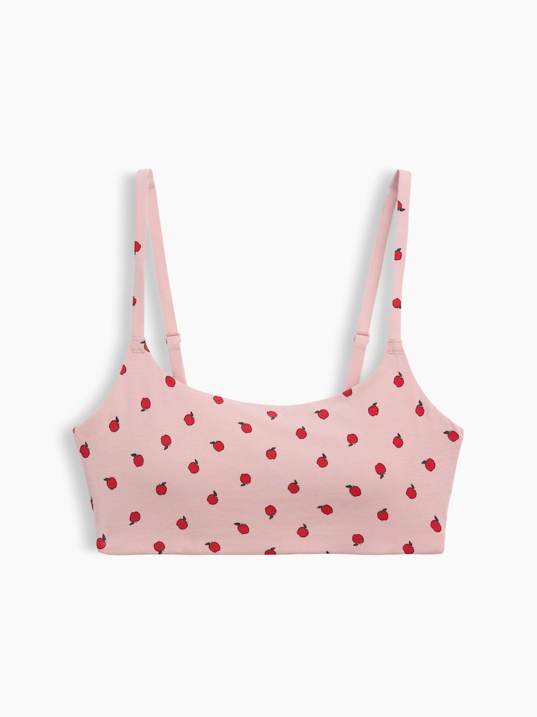 Softest Organic Stretch Cotton Scoop Bralette