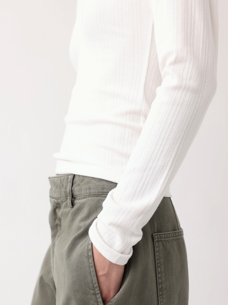 Sheer Modern Rib T-Shirt
