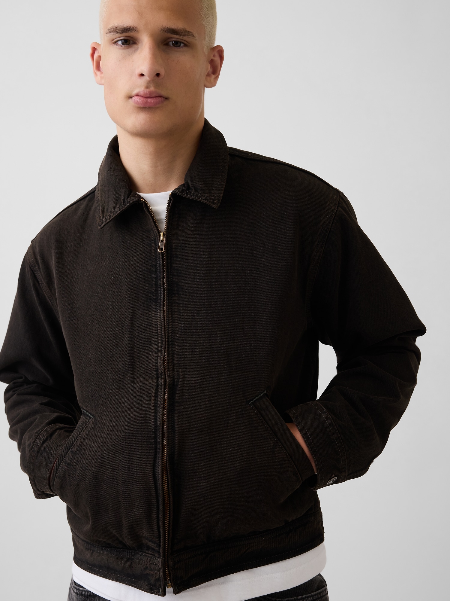 Denim Boxy Workwear Jacket | Gap