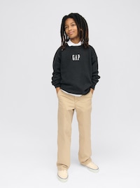 Kids Uniform Stretch Loose Khakis