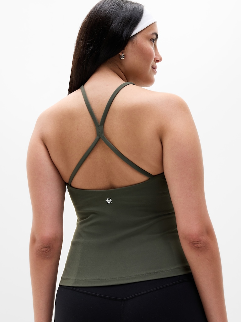 Transcend Crossback Built-In Bra Tank
