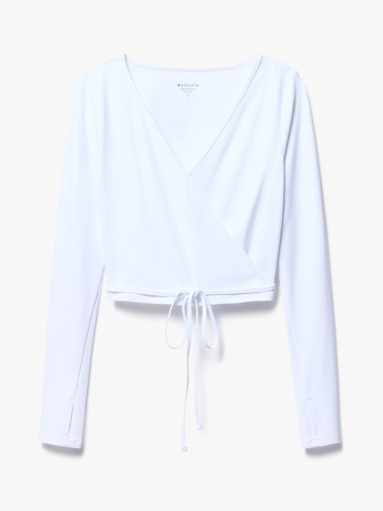 Transcend Wrap Crop Top