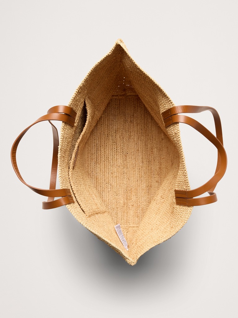 Raffia Straw Tote