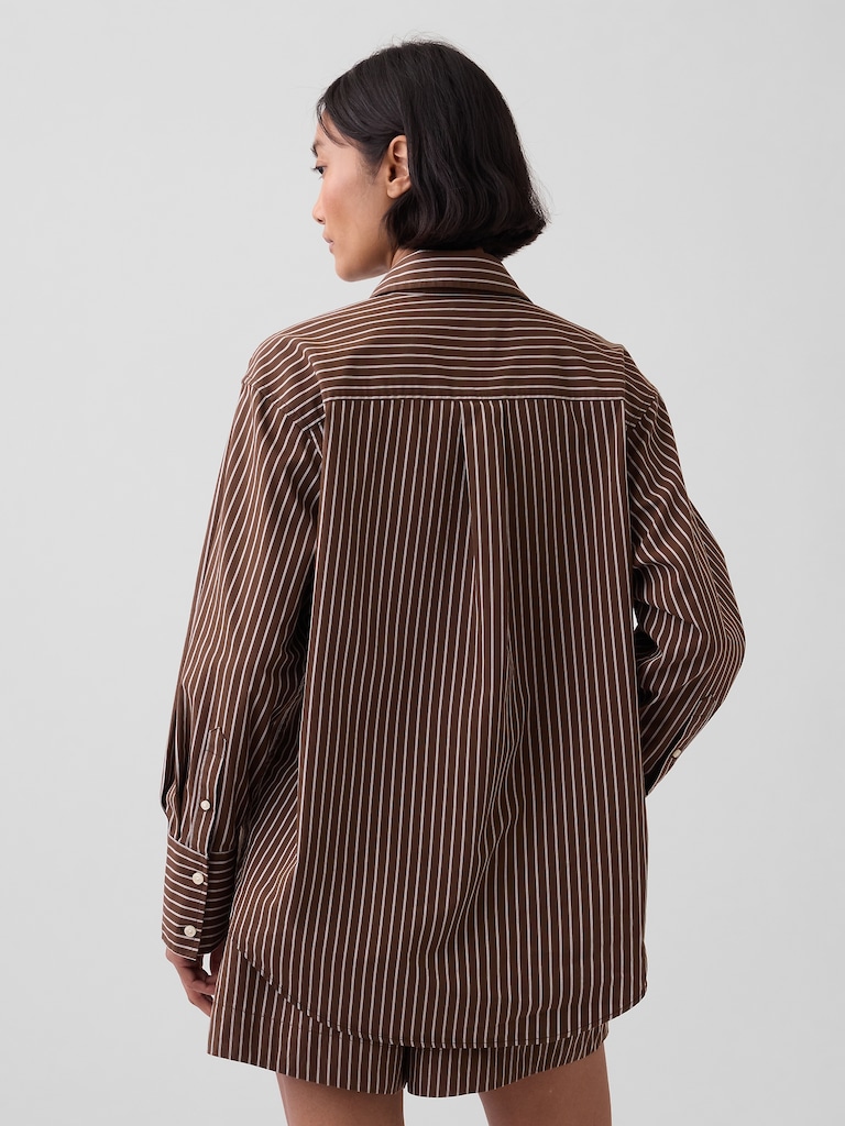 Organic Cotton Poplin Big Shirt