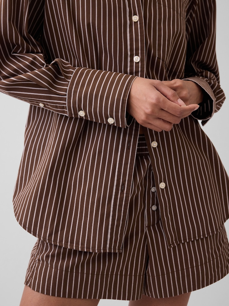 Organic Cotton Poplin Big Shirt