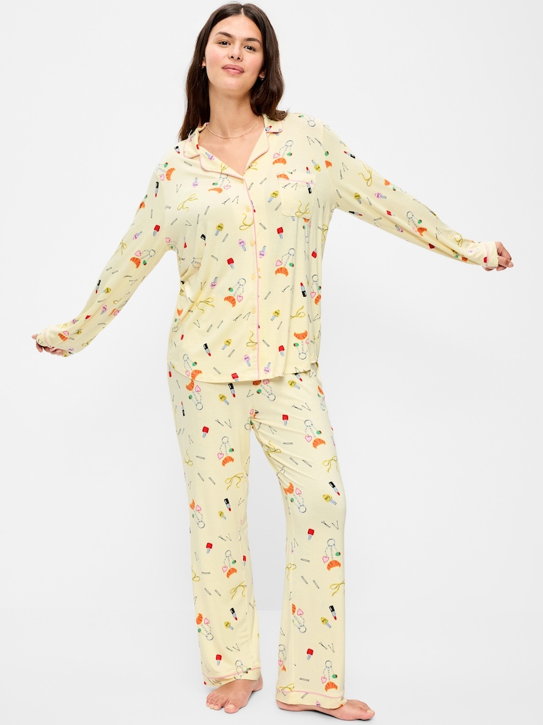 Sunday Sleep Knit Jersey Pant Set