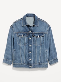 Oversized Jean Trucker Jacket
