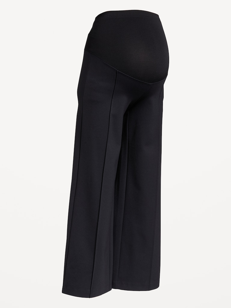 Maternity Full-Panel Stevie Wide-Leg Pants